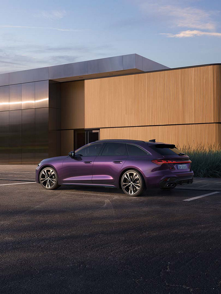 Audi S5 Avant in Merlijn pareleffect