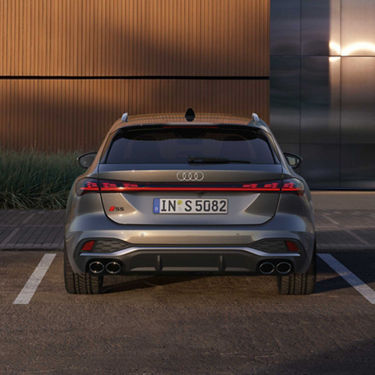 Vue arrière Audi S5 Avant