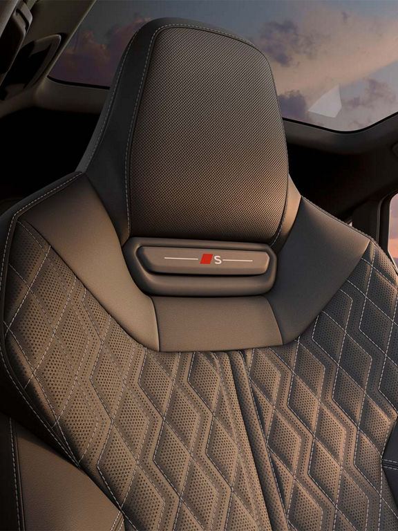 Foto del interior del Audi S5.