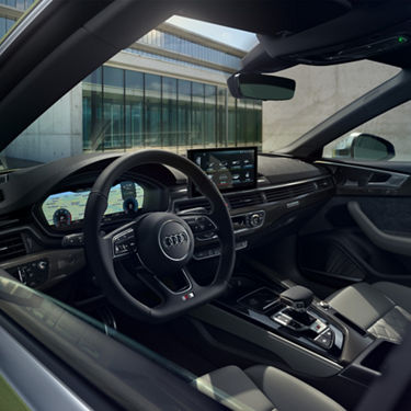 Interior view of the Audi S 5 Sportback