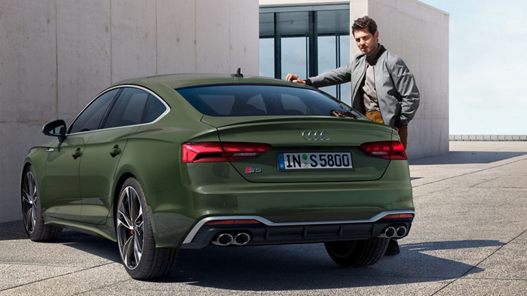 Widok z tyłu Audi S5 Sportback