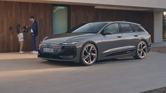 Heckansicht A6 Avant e-tron