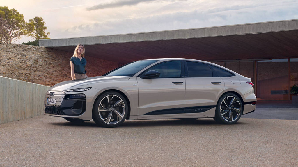 Audi A6 Sportback e-tron side view