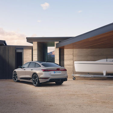 Audi A6 Sportback e-tron rear view