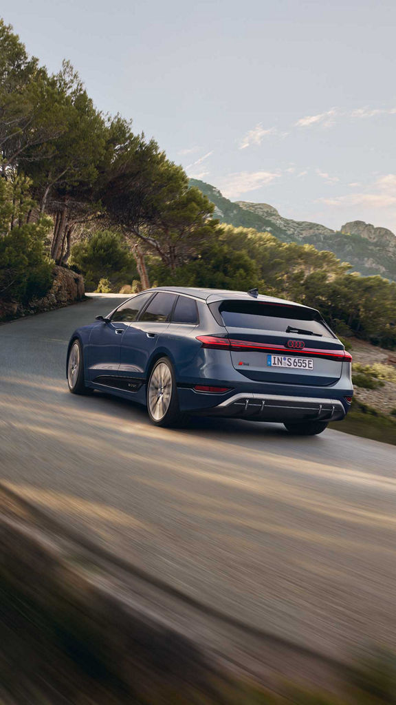 Audi S6 e-tron Avant Dynamic curve