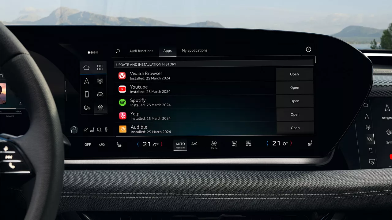 Audi Application Store.
