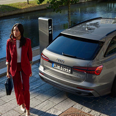 Widok z tyłu Audi A6 Avant TFSI e