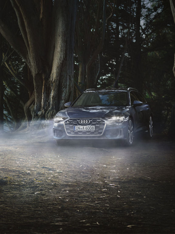 Audi A6 Avant headlights