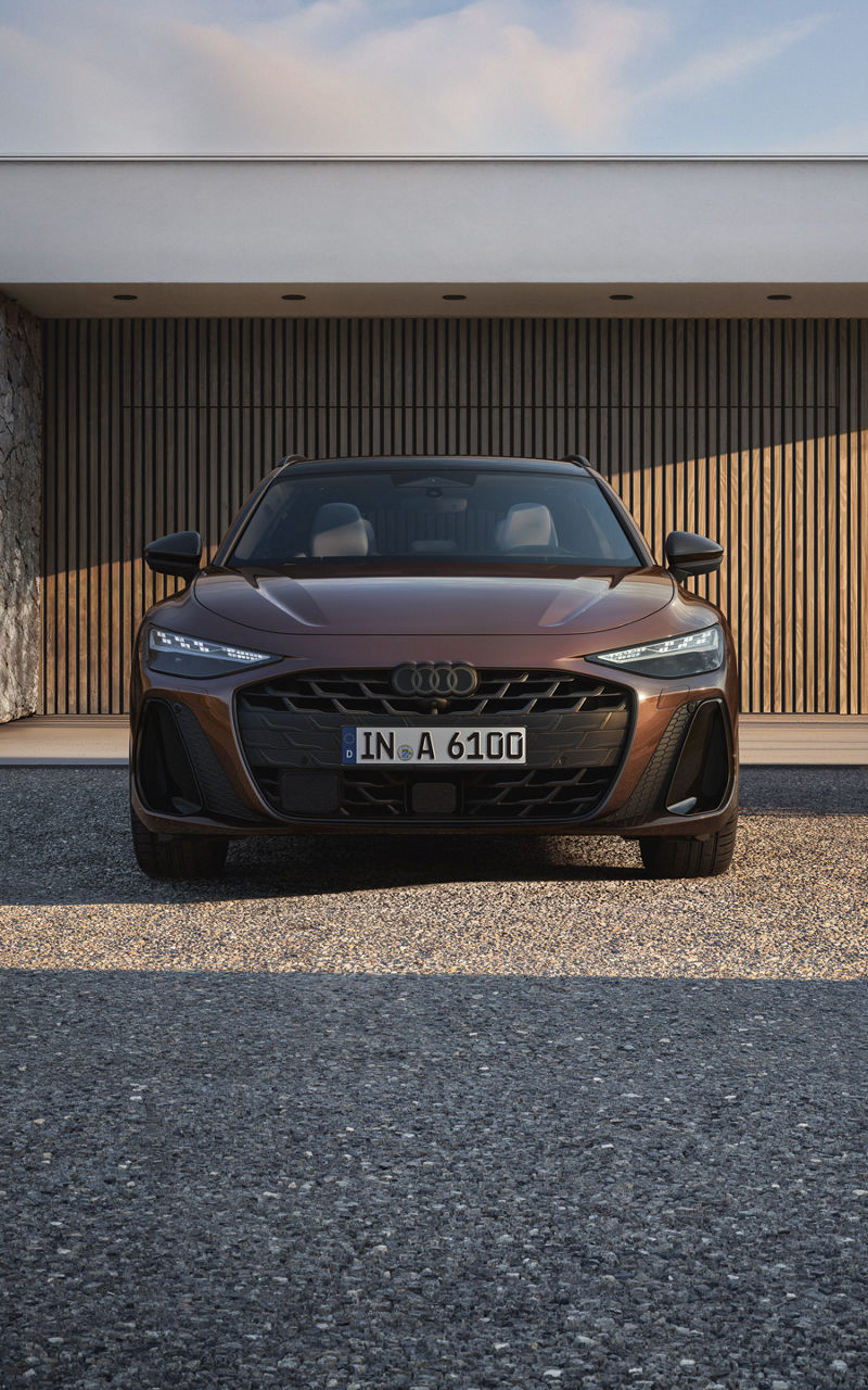 Audi A6 Avant front view on a driveway