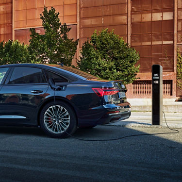 Closeup Audi A6 Saloon TFSI e