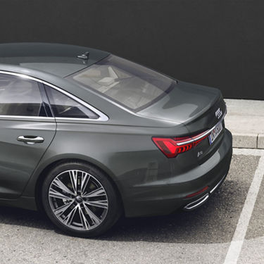 Rear view Audi A6 Sedan