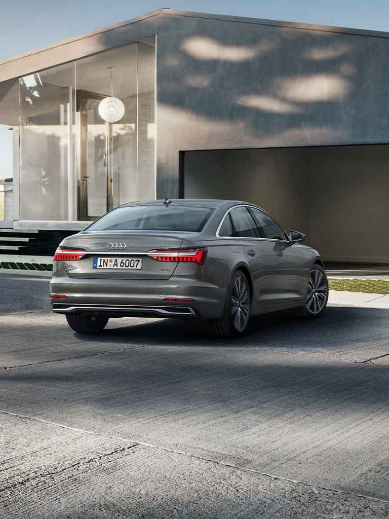 Rear view Audi A6 Sedan