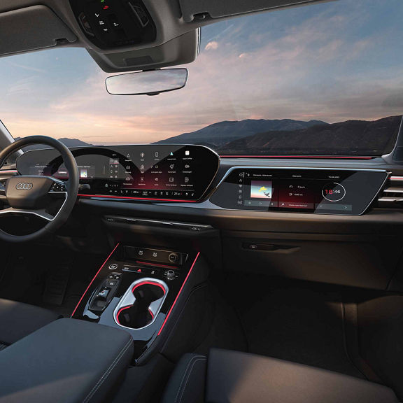 Audi A6 Berline éclairage intérieur rouge