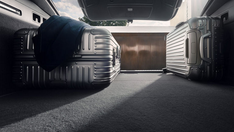 Trunk of the Audi RS 6 Avant