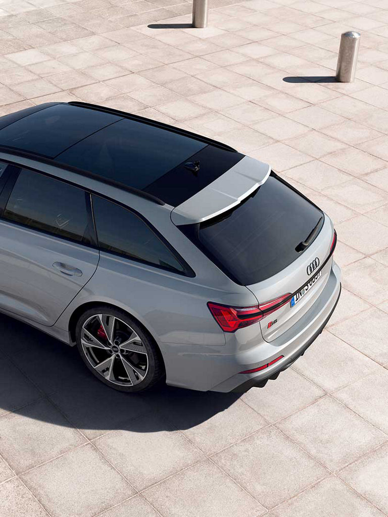 Audi S6 Avant top view