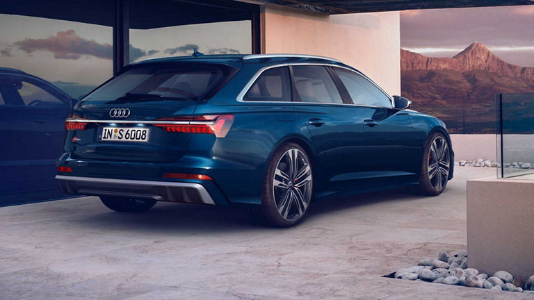 Widok z tyłu Audi S6 Avant TDI