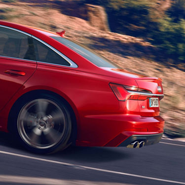rear view Audi S6 Sedan TDI