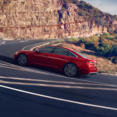 Heck des Audi S6 Limousine