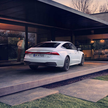Heckansicht Audi A7 Sportback TFSI e