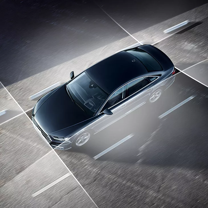 Assistance systems view Audi A8 L