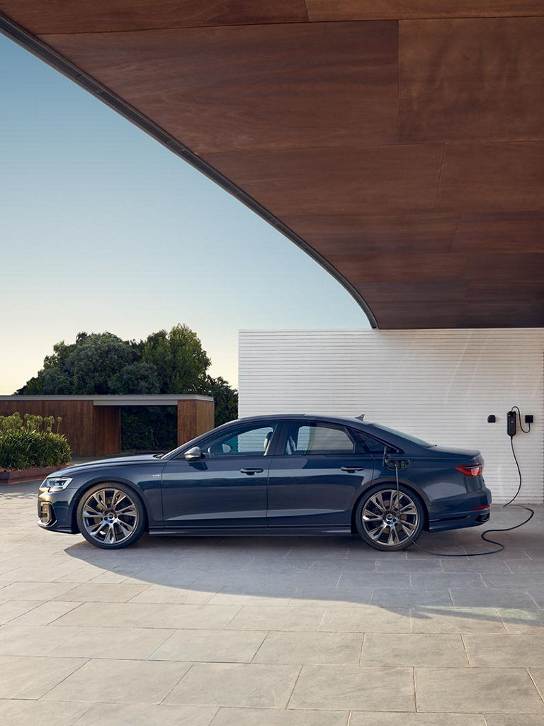 Recharge à domicile Audi A8 TFSI e