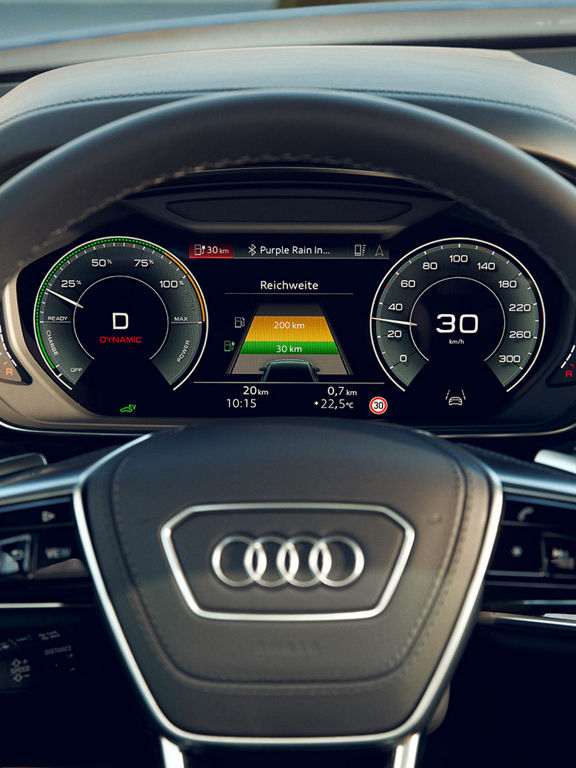 Audi virtual cockpit Audi A8 TFSIe