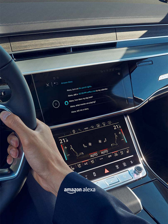 Amazon Alexa Audi A8 TFSIe