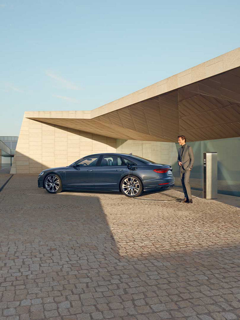 Öffentliche Ladesituation Audi A8 TFSI e