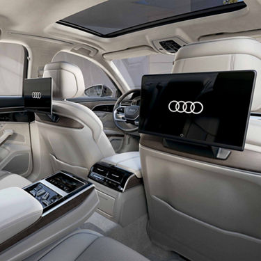 Rear screens Audi A8