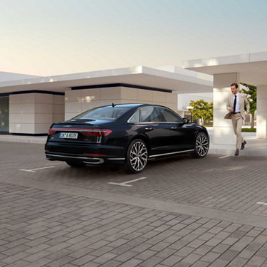 Rear view Audi A8