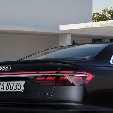 Rear view Audi A8