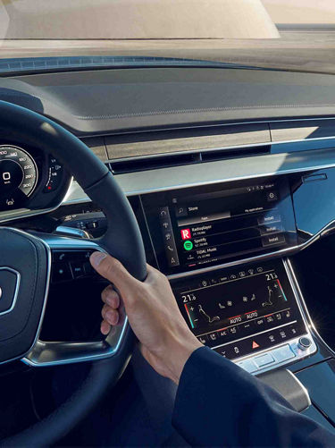 Foto de la tienda de aplicaciones de Audi.