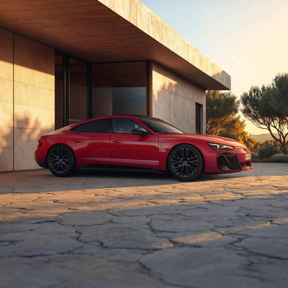 Audi e-tron GT quattro side view