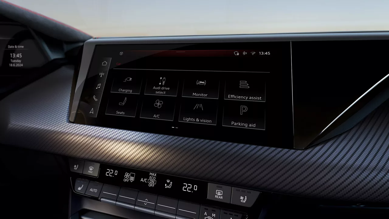 Foto de Audi connect y la aplicación myAudi. 