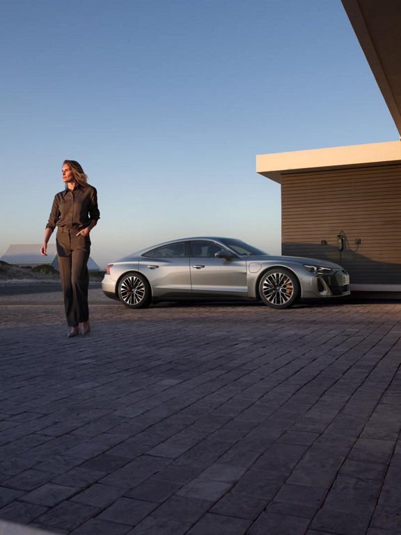 Audi S e-tron GT en charge à domicile