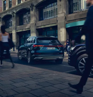 Rear view Audi e-tron 