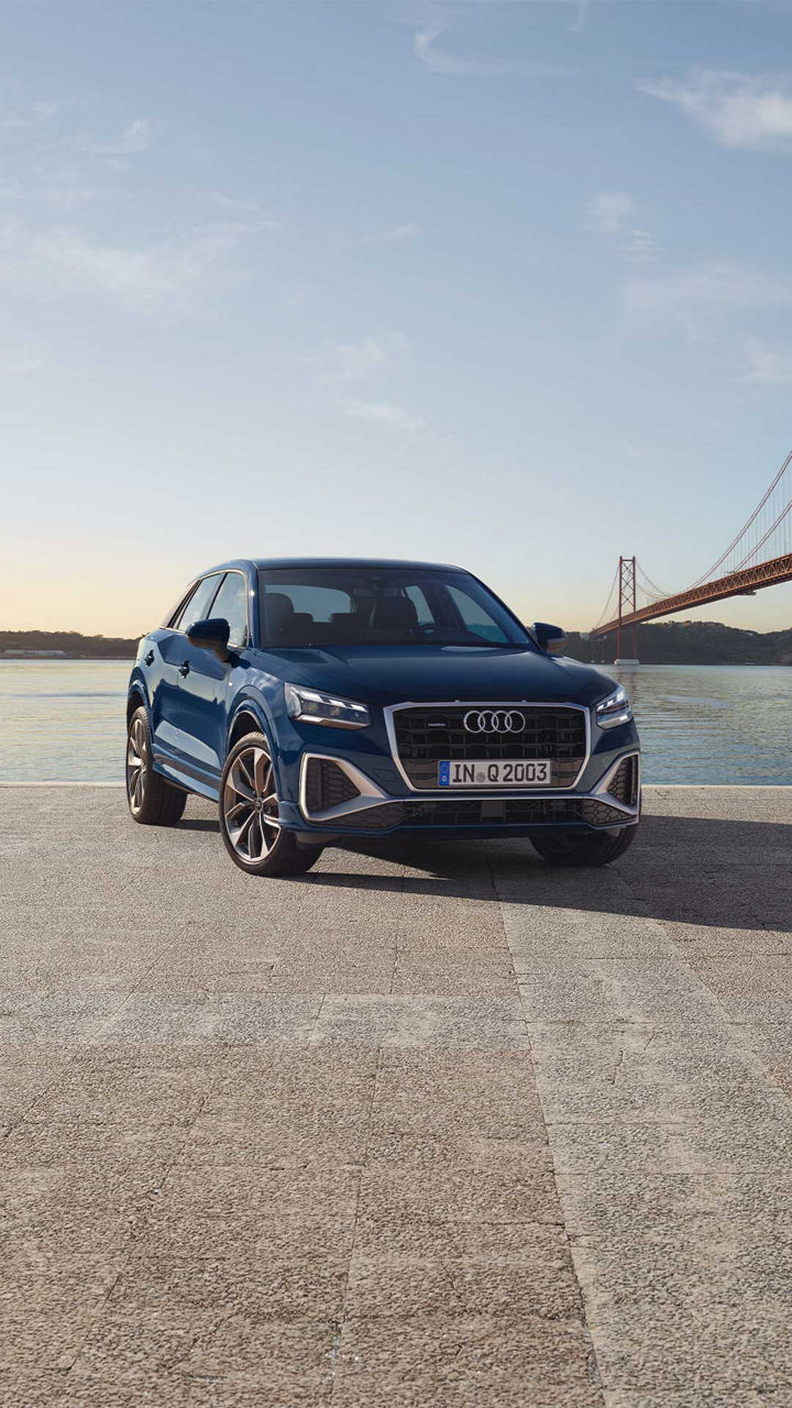 Frontale Seitenansicht Audi Q2