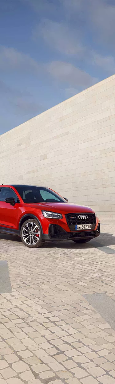 Audi SQ2 frontale Seitenansicht