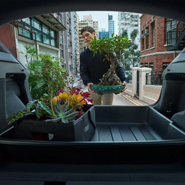 Audi Q3 Sportback rear space view