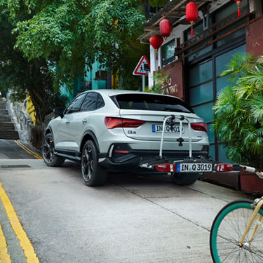 Rear view Audi Q3 Sportback