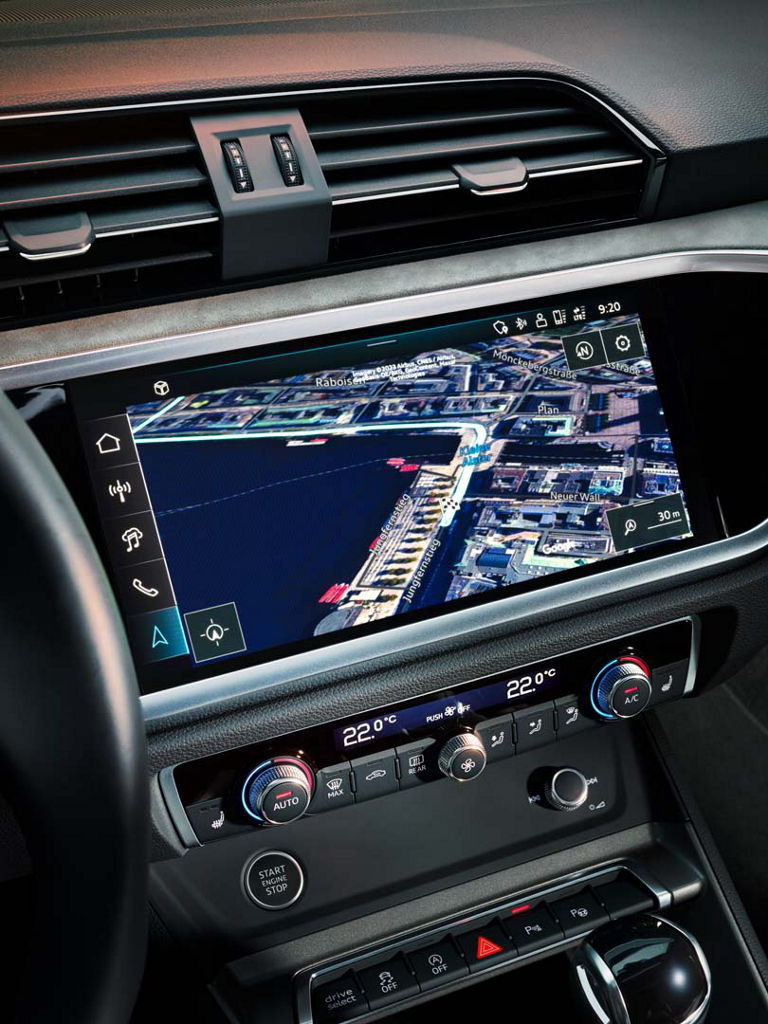 Innenansicht Cockpit Q3 