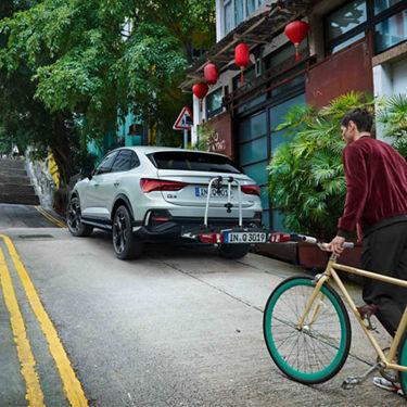 Rear view Audi Q3 Sportback