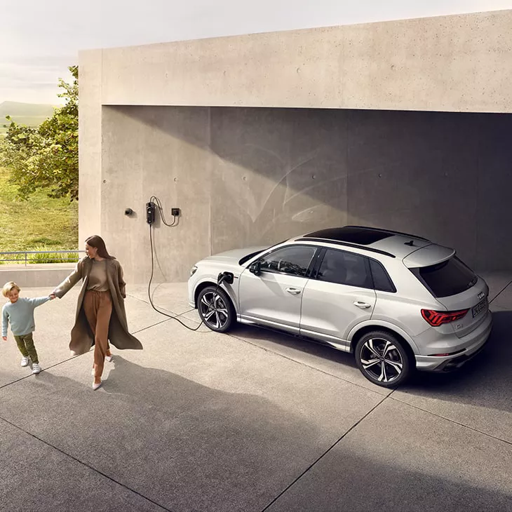 Home charging situation Audi Q3 TFSI e