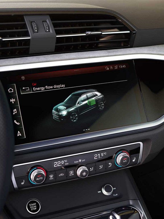 El Audi Q3 TFSIe ofrece 51 kilómetros de autonomía eléctrica 