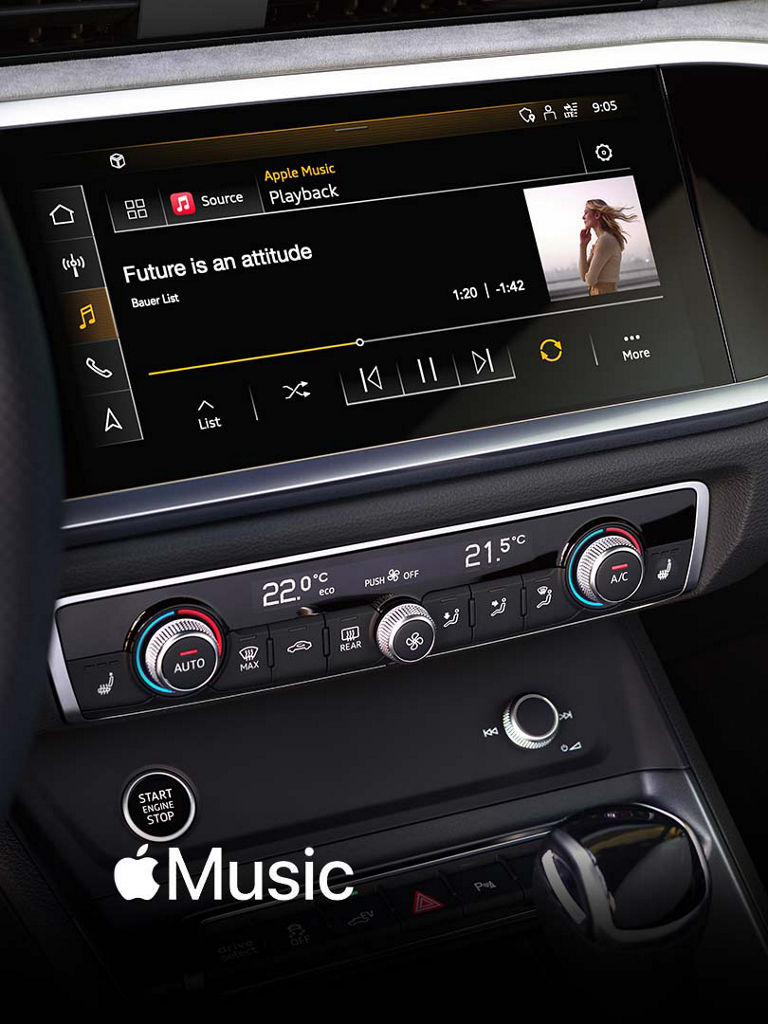 Apple Music in the MMI Display