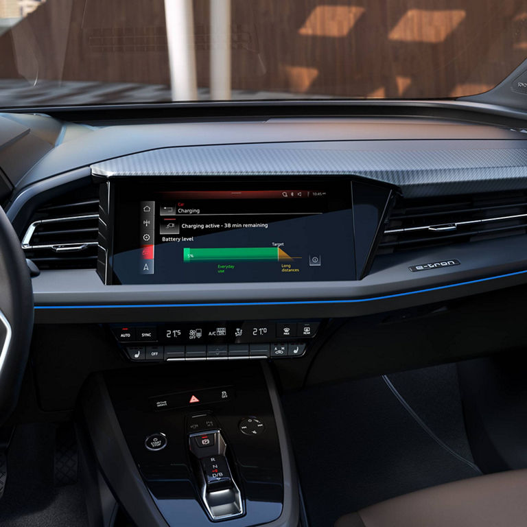 Audi Q4 Sportback e-tron scherm