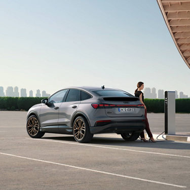 Audi Q4 Sportback e-tron rear