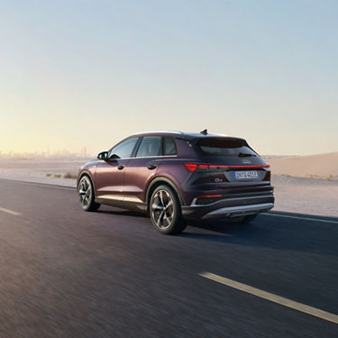 driving situation Audi Q4 e-tron