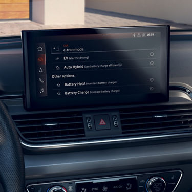 MMI system Audi Q5 Sportback TFSI e