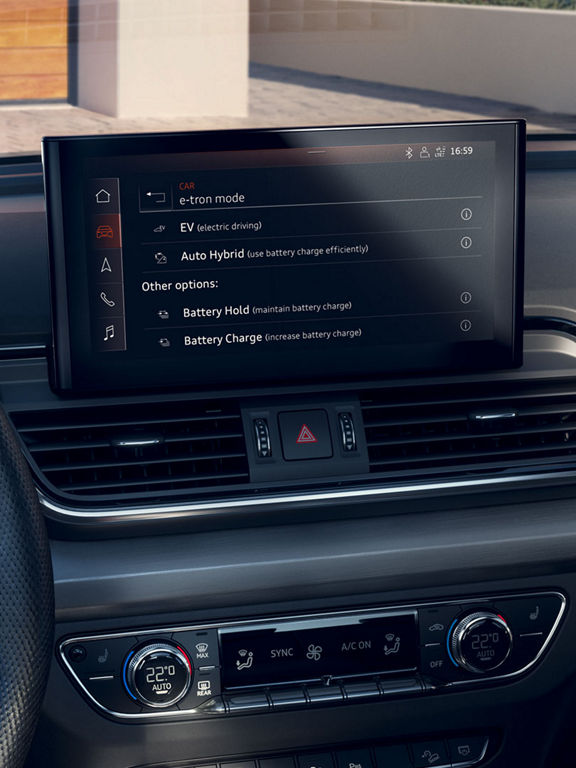 Display vom Q5 TFSI e